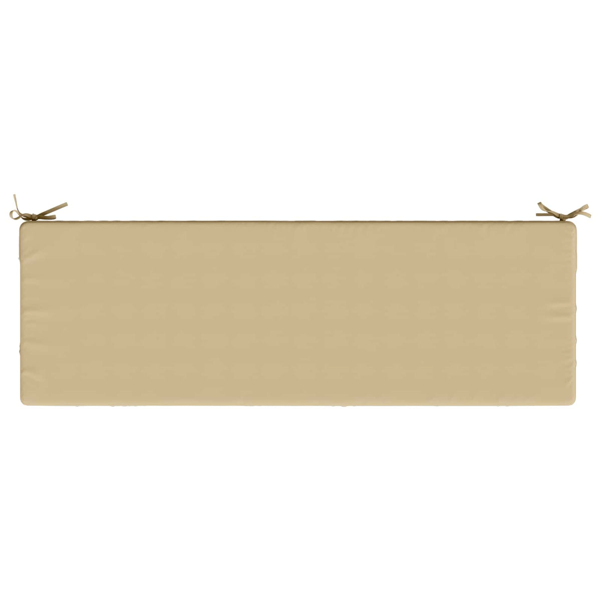 Bench Cushion SOEST 100% Polyester Beige 140 x 50 x 8 cm