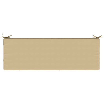 Bench Cushion SOEST 100% Polyester Beige 140 x 50 x 8 cm