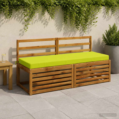 Bench Cushion SOEST 100% Polyester Bright Green 140 x 50 x 8 cm