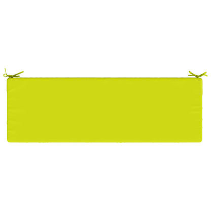 Bench Cushion SOEST 100% Polyester Bright Green 140 x 50 x 8 cm