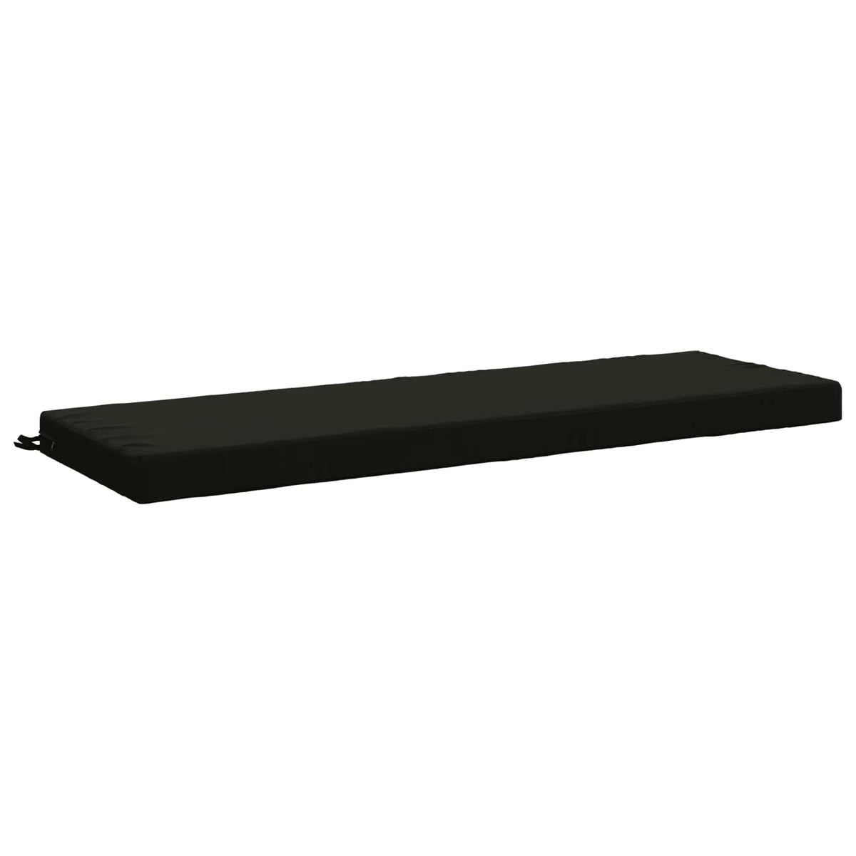 Bench Cushions SOEST 2 pcs 100% Polyester Black 140 x 50 x 8 cm