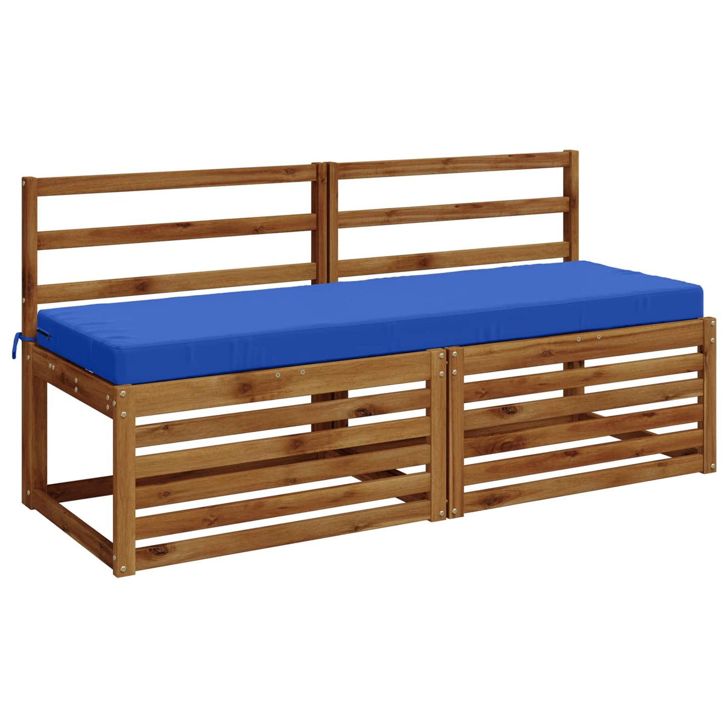 Bench Cushion SOEST 100% Polyester Royal Blue 140 x 50 x 8 cm