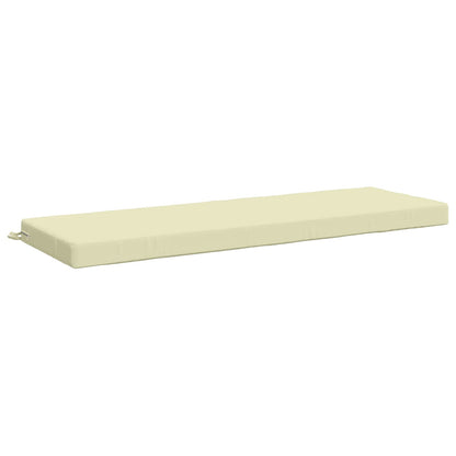 Bench Cushion SOEST 100% Polyester Cream 140 x 50 x 8 cm