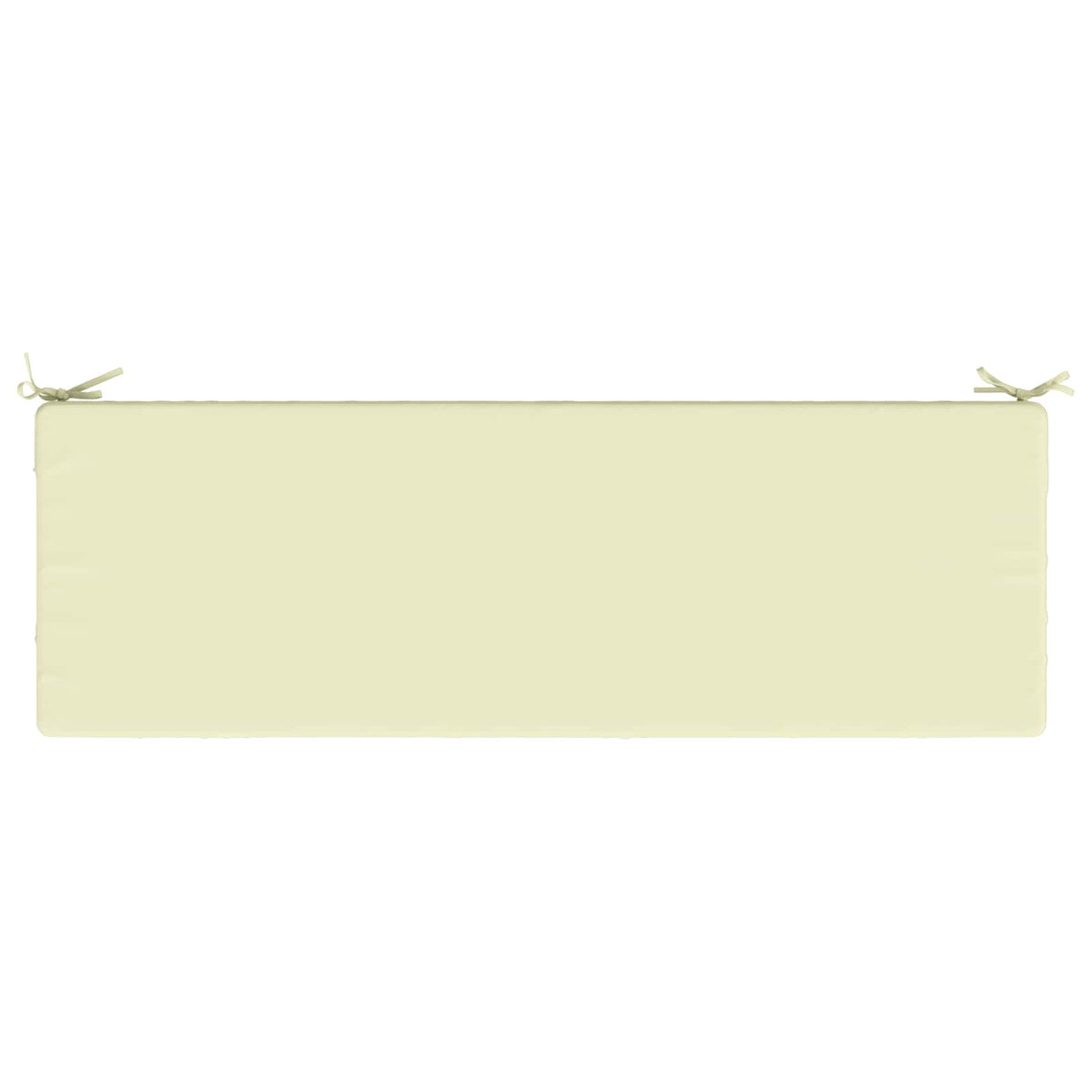 2-Piece Bench Cushions SOEST 2 pcs 100% Polyester Cream