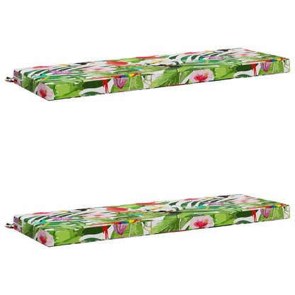 Bench Cushions SOEST 2 pcs 100% Polyester Multicolour