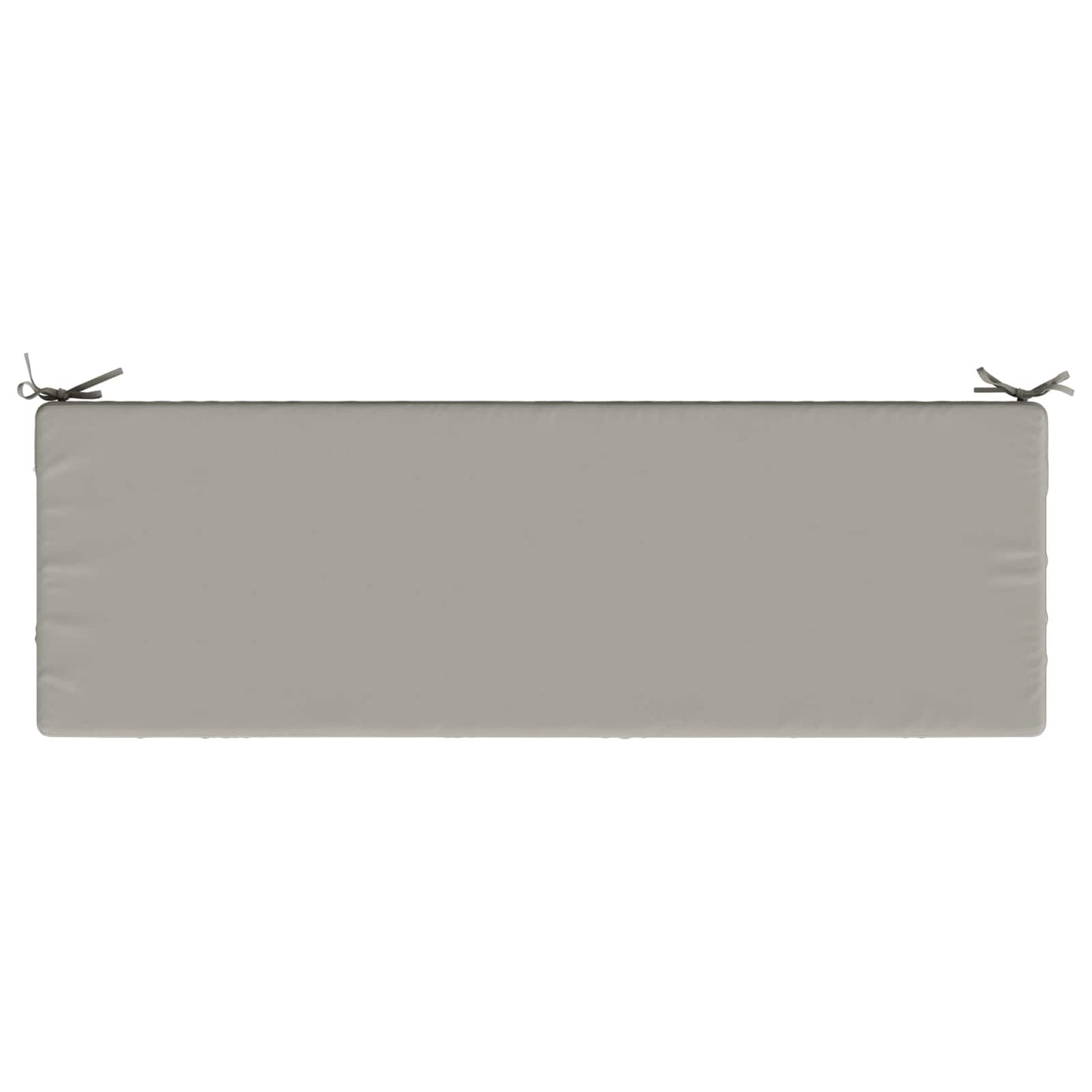 2-Piece Bench Cushions SOEST 2 pcs 100% Polyester Grey