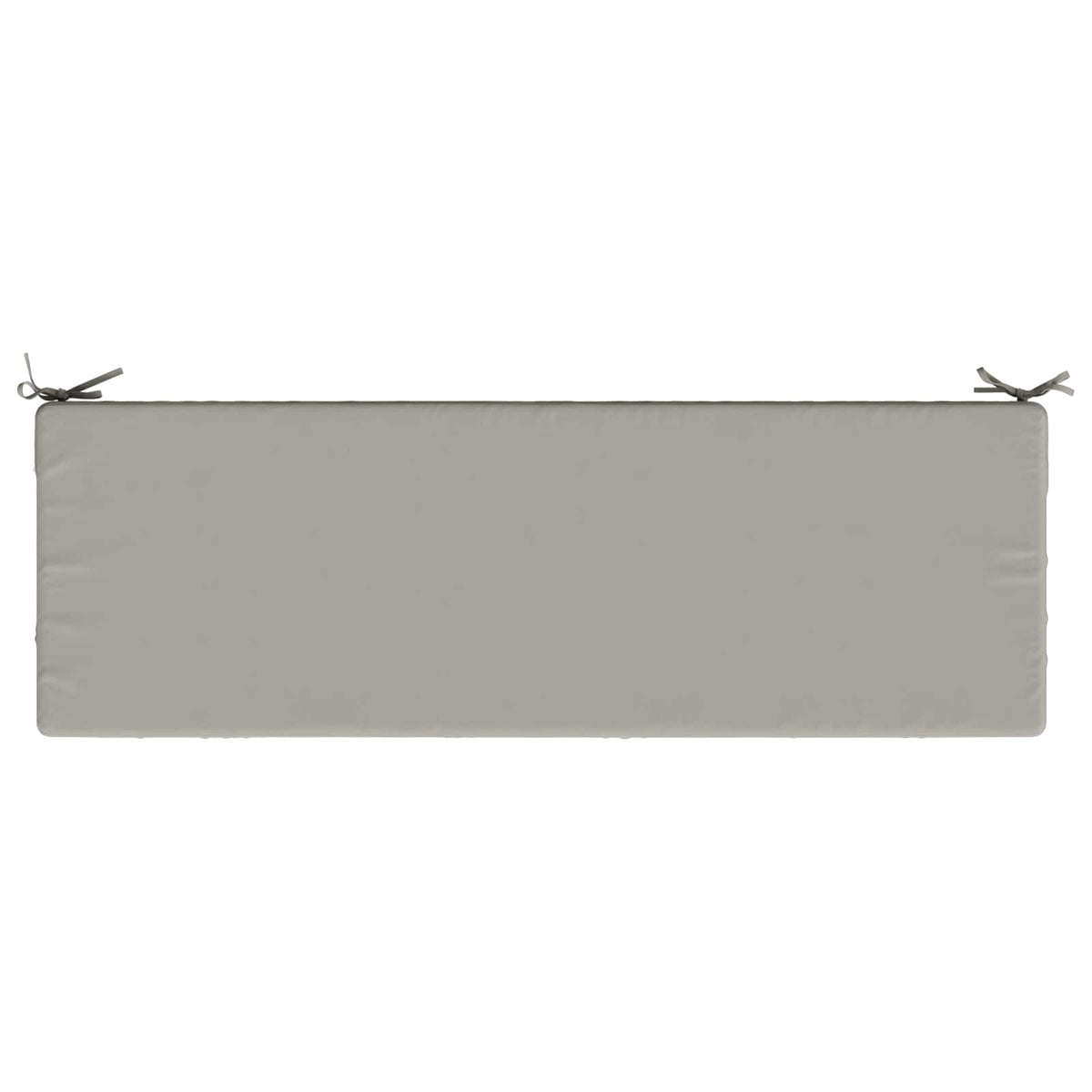 Bench Cushions SOEST 2 pcs 100% Polyester Grey 140 x 50 x 8 cm