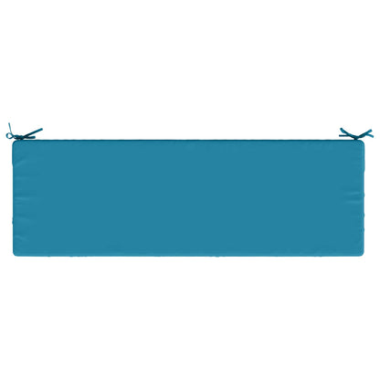 Bench Cushion SOEST 100% Polyester Light Blue 140 x 50 x 8 cm