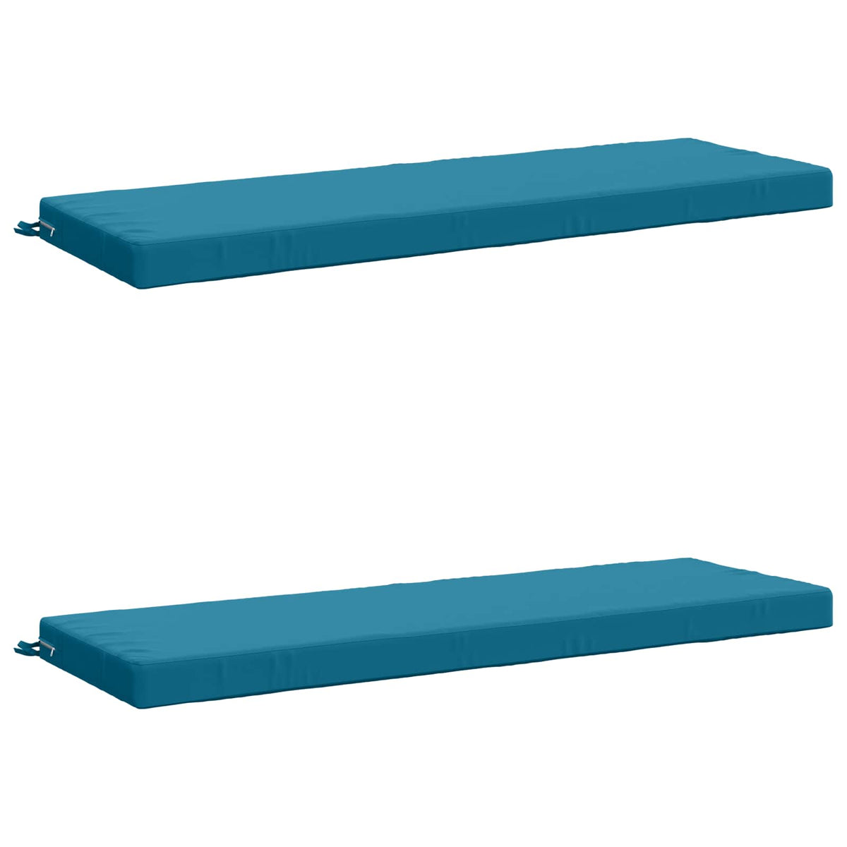 Bench Cushions SOEST 2 pcs 100% Polyester Light Blue