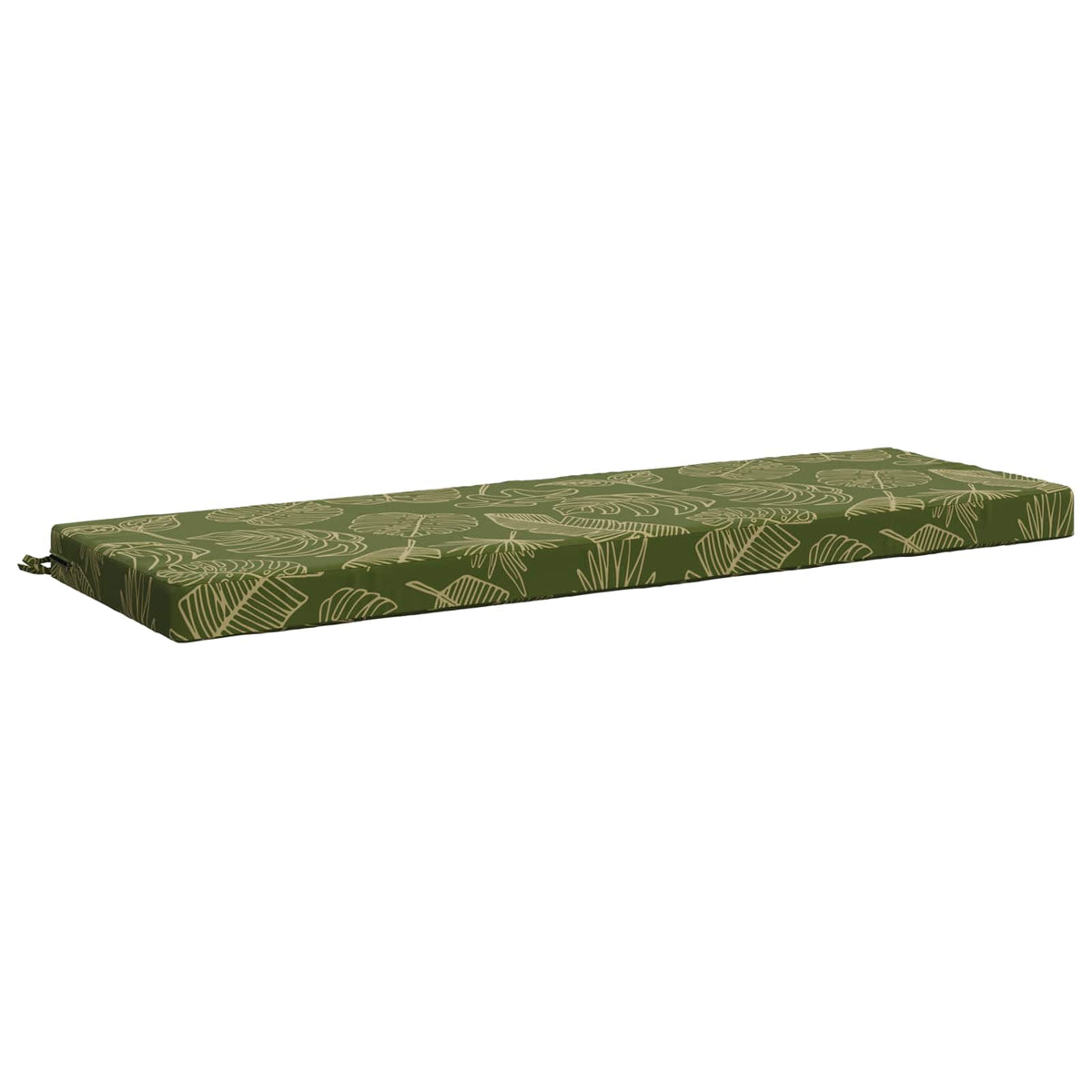 Bench Cushions SOEST 2 pcs 100% Polyester Leaf Design