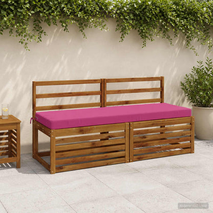 Bench Cushion SOEST 100% Polyester Pink 140 x 50 x 8 cm