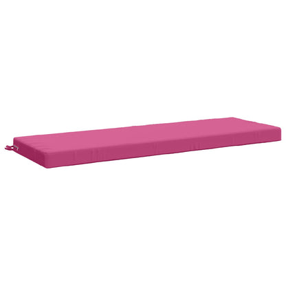 Bench Cushions SOEST 2 pcs 100% Polyester Pink 140 x 50 x 8 cm