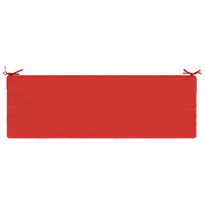 Bench Cushion SOEST 100% Polyester Red 140 x 50 x 8 cm