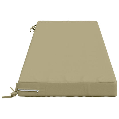 Bench Cushion SOEST 100% Polyester Light Green 150 x 50 x 8 cm