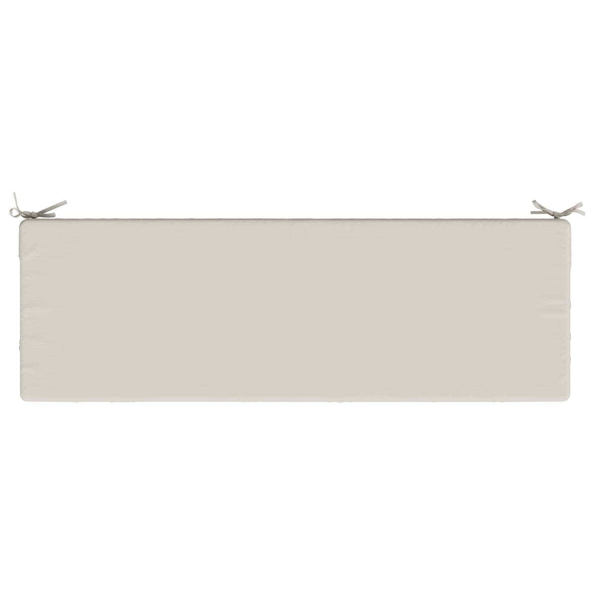 2-Piece Bench Cushions SOEST 2 pcs 100% Polyester White