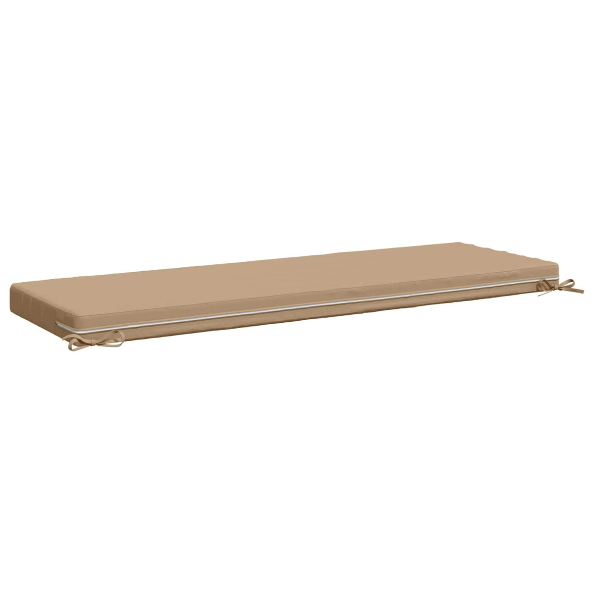 Bench Cushion SOEST 100% Polyester Sand 150 x 50 x 8 cm