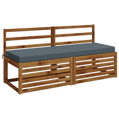 Bench Cushion SOEST 100% Polyester Blue 150 x 50 x 8 cm