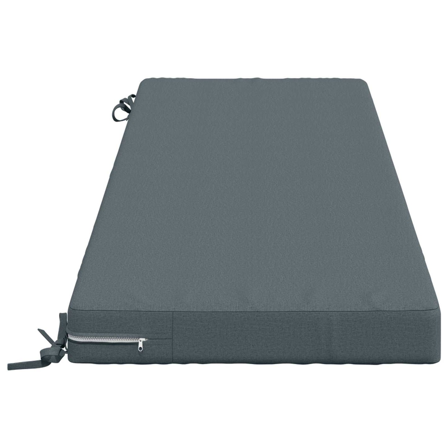 Bench Cushion SOEST 100% Polyester Blue 150 x 50 x 8 cm