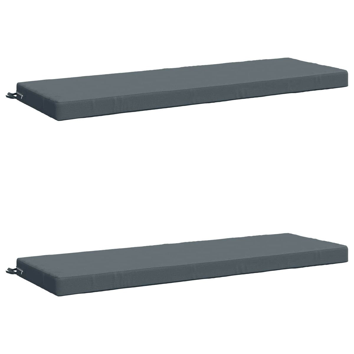 Bench Cushions SOEST 2 pcs 100% Polyester Blue 150 x 50 x 8 cm