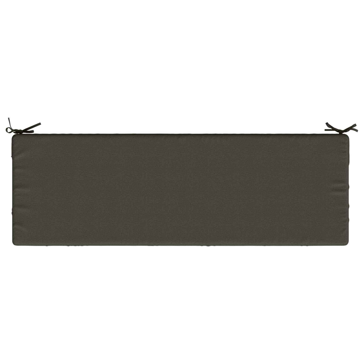 Bench Cushion SOEST 100% Polyester Anthracite 150 x 50 x 8 cm