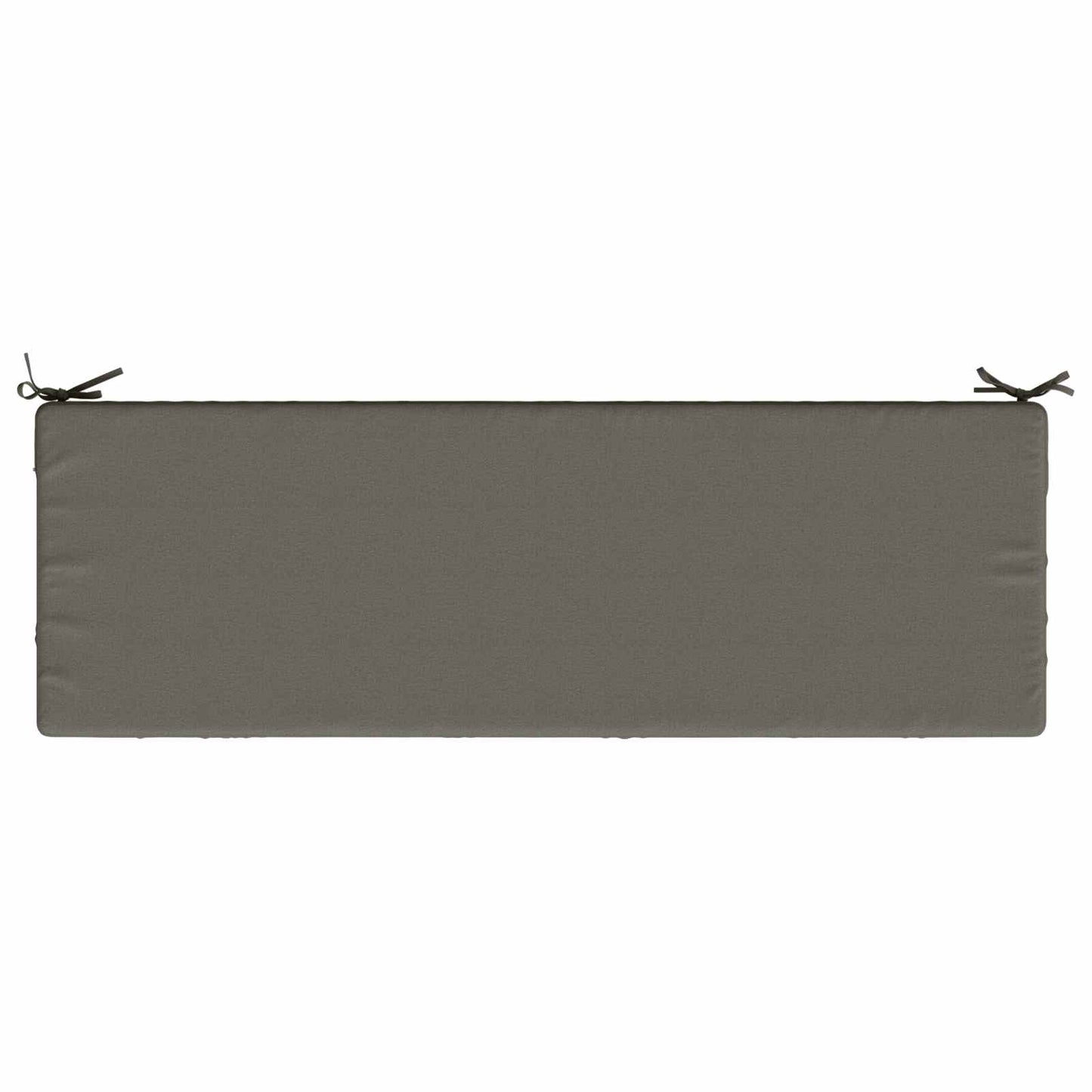 Bench Cushion SOEST 100% Polyester Grey 150 x 50 x 8 cm