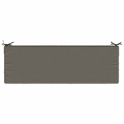 2-Piece Bench Cushions SOEST 2 pcs 100% Polyester Grey