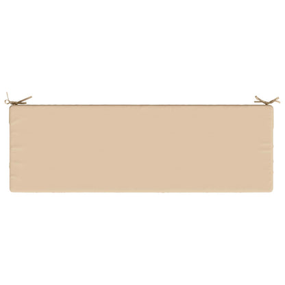 Bench Cushion SOEST 100% Polyester Cream 150 x 50 x 8 cm