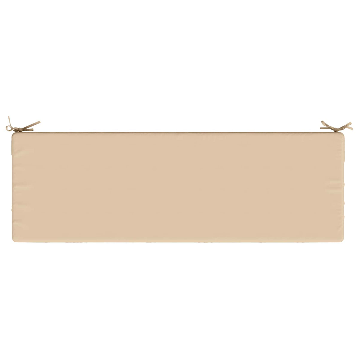 Bench Cushions SOEST 2 pcs 100% Polyester Cream 150 x 50 x 8 cm