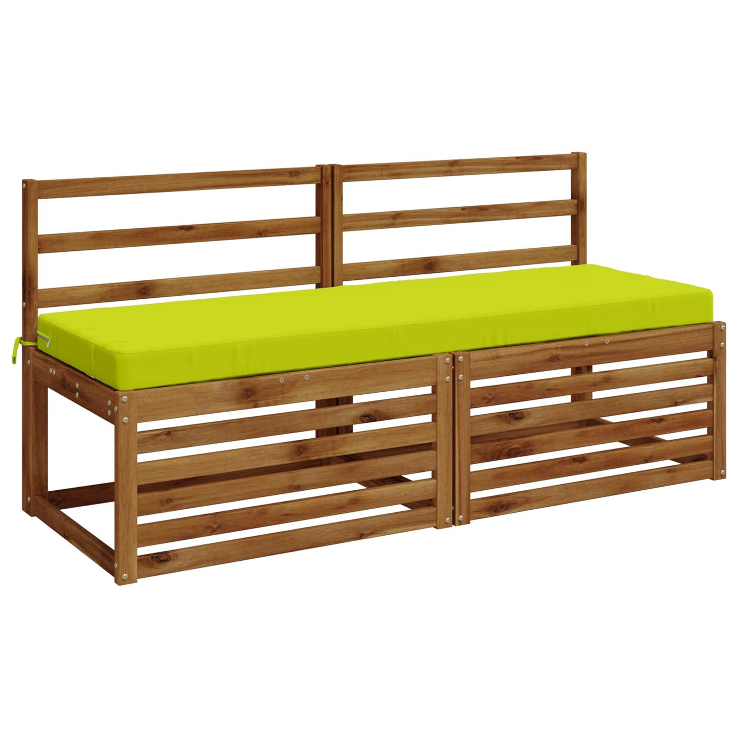 Bench Cushion SOEST 100% Polyester Bright Green 150 x 50 x 8 cm