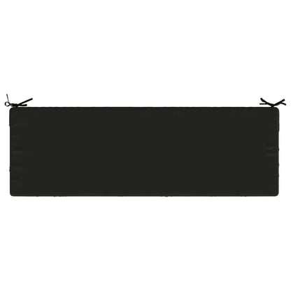 2-Piece Bench Cushions SOEST 2 pcs 100% Polyester Black