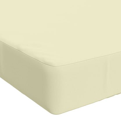 Bench Cushion SOEST 100% Polyester Cream 150 x 50 x 8 cm