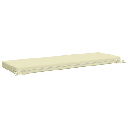 Bench Cushion SOEST 100% Polyester Cream 150 x 50 x 8 cm