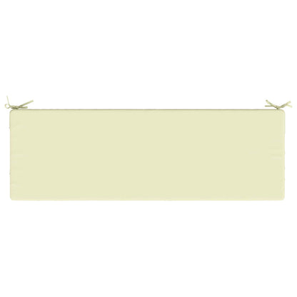 Bench Cushion SOEST 100% Polyester Cream 150 x 50 x 8 cm