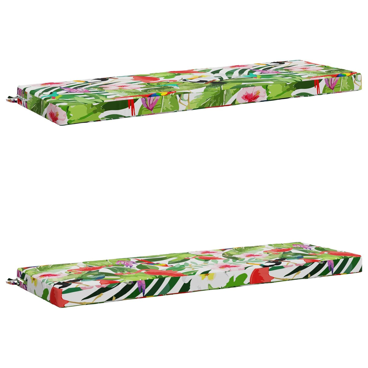 Bench Cushions SOEST 2 pcs 100% Polyester Multicolour