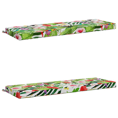 Bench Cushions SOEST 2 pcs 100% Polyester Multicolour