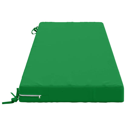Bench Cushions SOEST 2 pcs 100% Polyester Green 150 x 50 x 8 cm