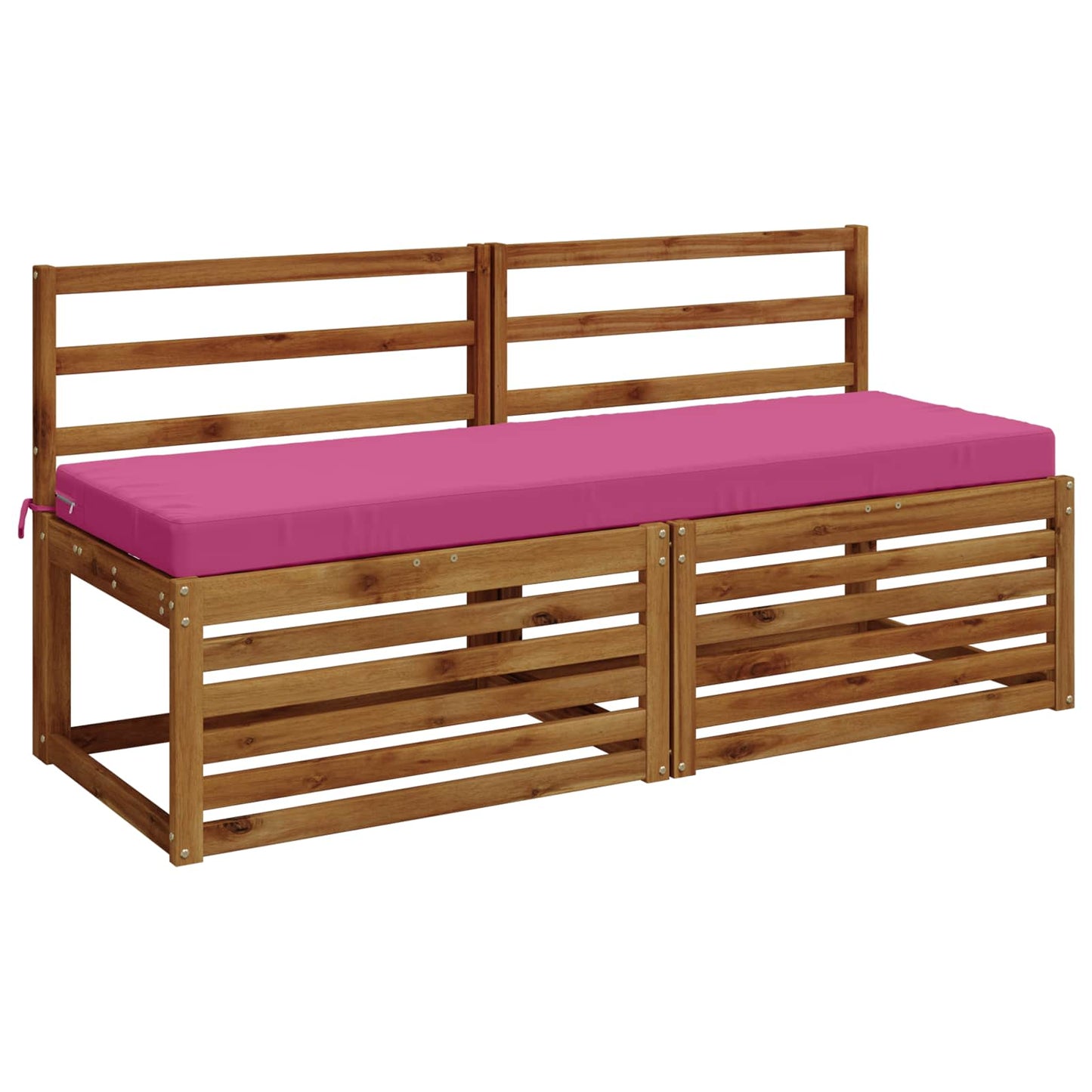 Bench Cushion SOEST 100% Polyester Pink 150 x 50 x 8 cm