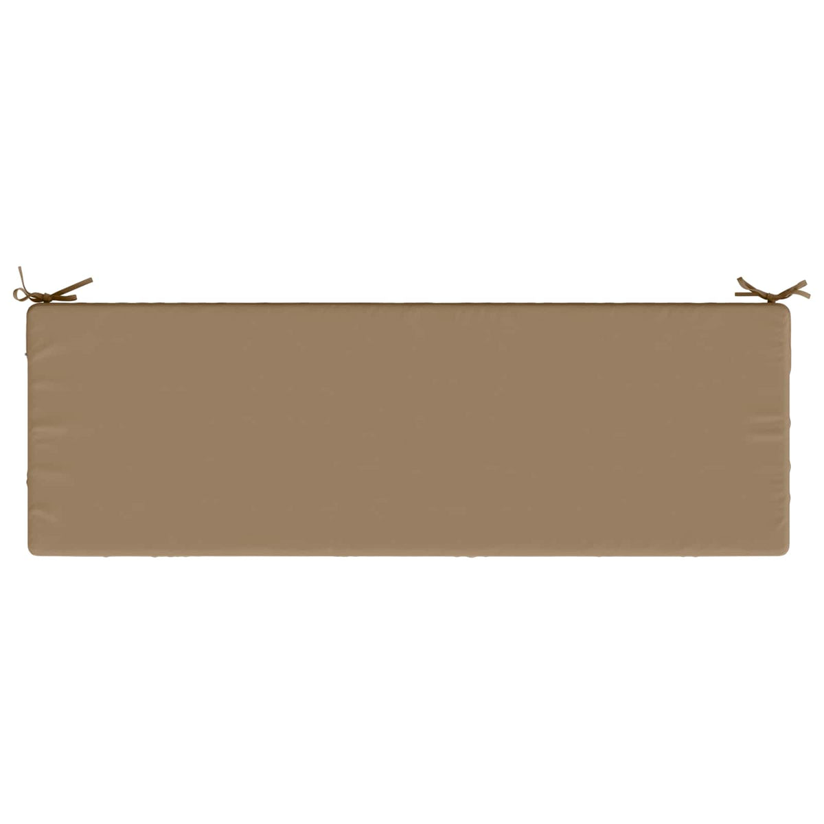 Bench Cushion SOEST 100% Polyester Taupe 150 x 50 x 8 cm