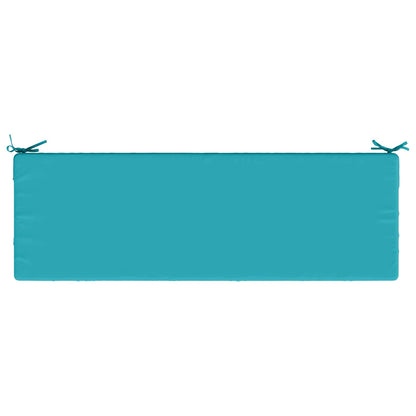 Bench Cushion SOEST 100% Polyester Turquoise 150 x 50 x 8 cm