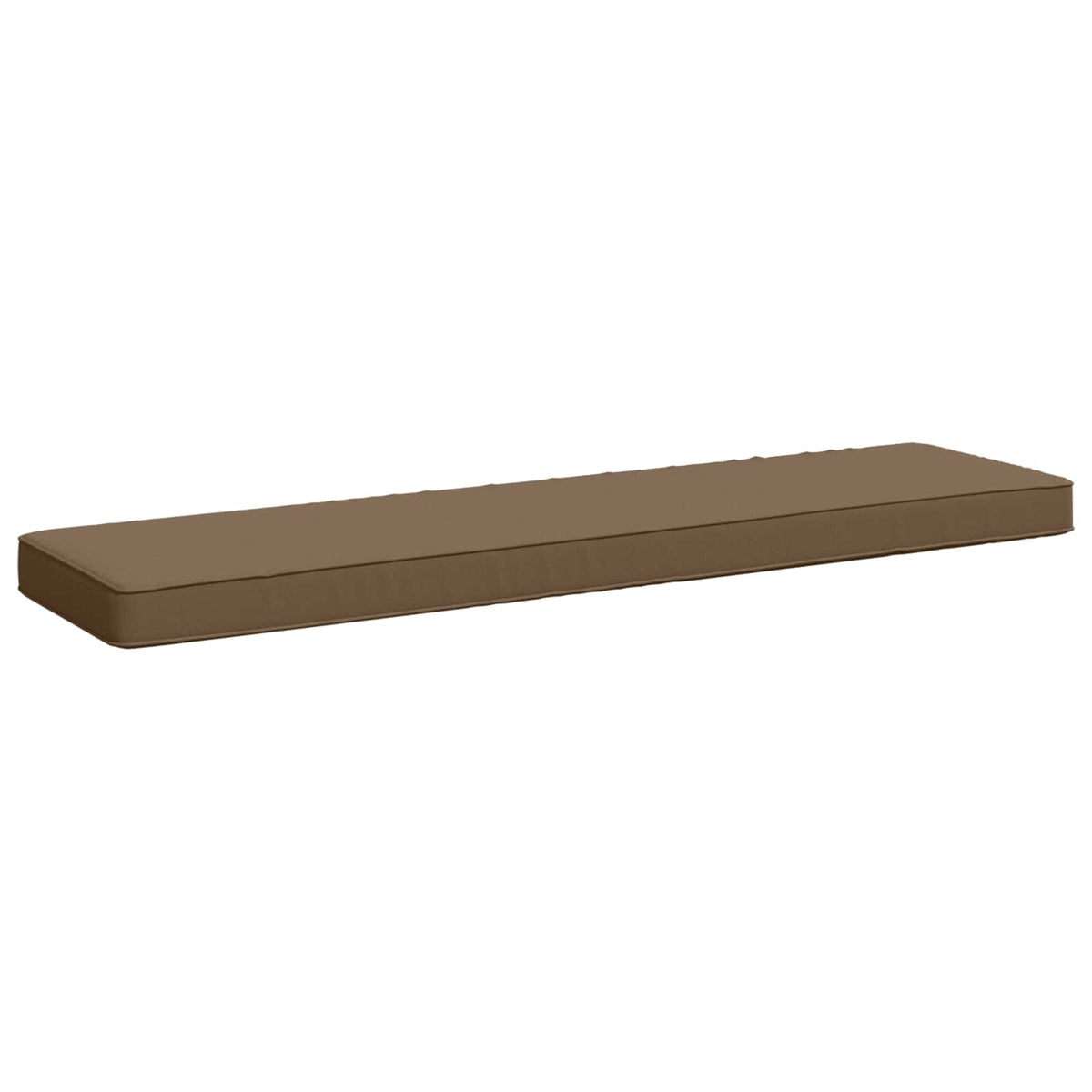 2-Piece Bench Cushions VUGHT 2 pcs 100% Polyester Taupe