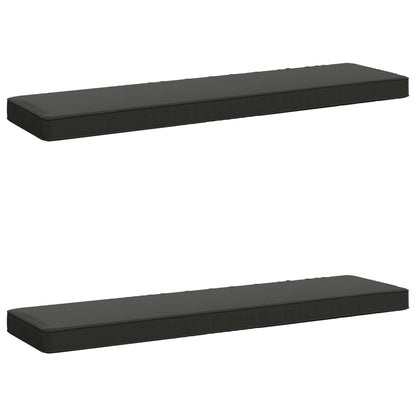 2-Piece Bench Cushions VUGHT 2 pcs 100% Polyester Anthracite