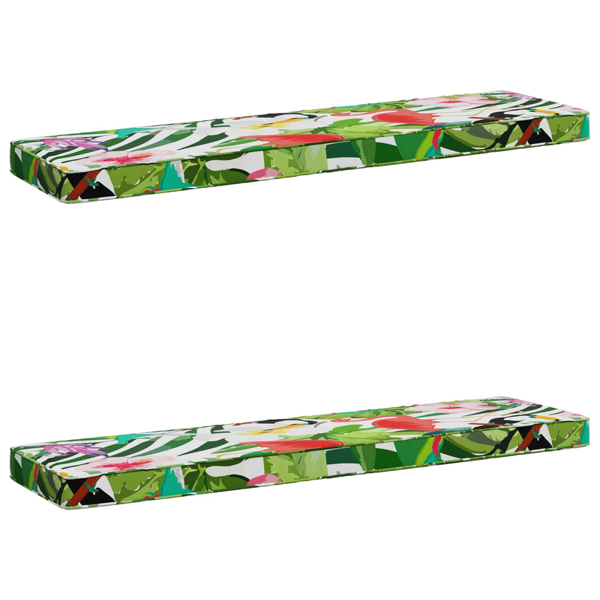 2-Piece Bench Cushions VUGHT 2 pcs 100% Polyester Multicolour
