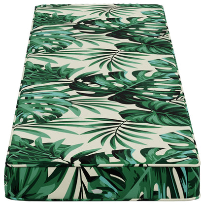 2-Piece Bench Cushions VUGHT 2 pcs 100% Polyester Leaf Pattern