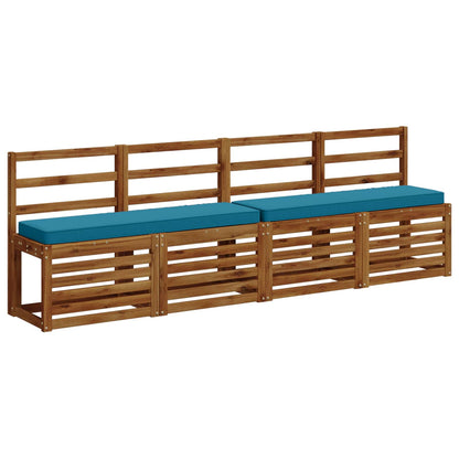 2-Piece Bench Cushions VUGHT 2 pcs 100% Polyester Light Blue