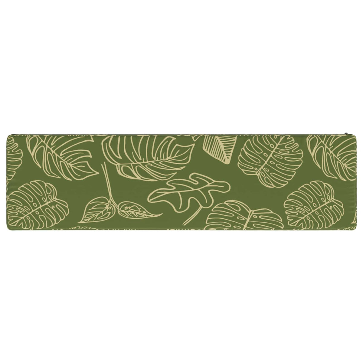 2-Piece Bench Cushions VUGHT 2 pcs 100% Polyester Leaf Design