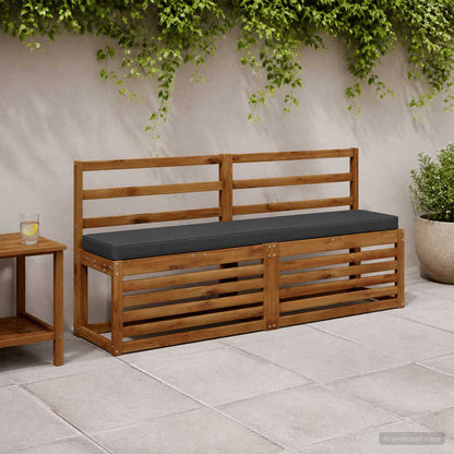 2-Piece Bench Cushions VUGHT 2 pcs 100% Polyester Anthracite
