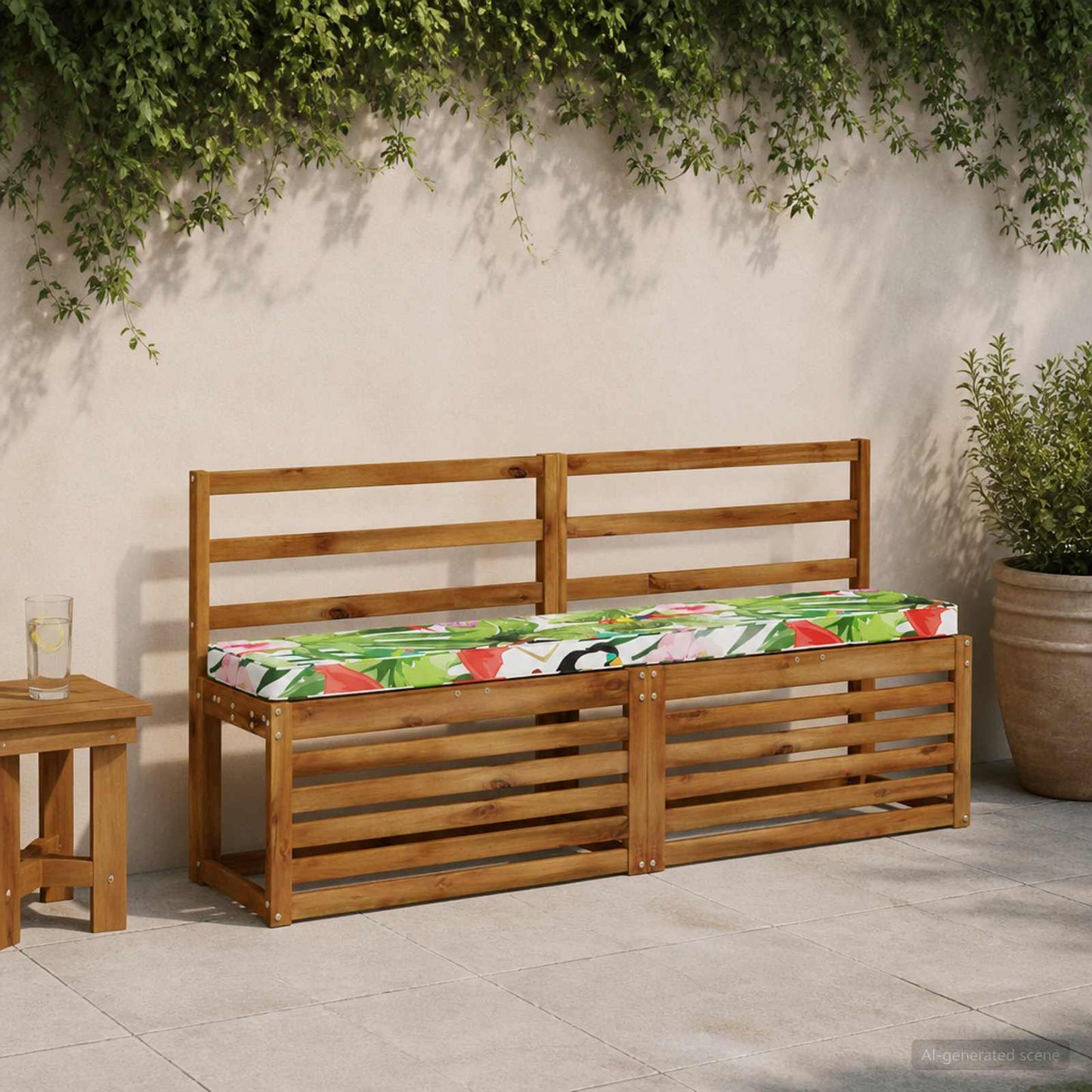 2-Piece Bench Cushions VUGHT 2 pcs 100% Polyester Multicolour