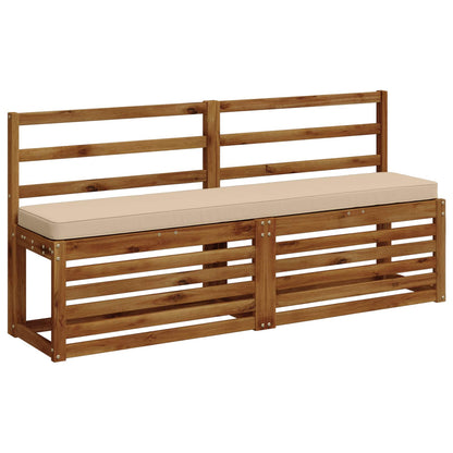 2-Piece Bench Cushions VUGHT 2 pcs 100% Polyester Cream