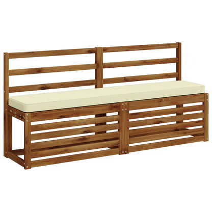 2-Piece Bench Cushions VUGHT 2 pcs 100% Polyester Cream
