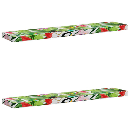 2-Piece Bench Cushions VUGHT 2 pcs 100% Polyester Multicolour